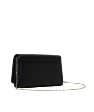 LOVE MOSCHINO SMART DAILY Kopert&oacute;wka z metalowym paskiem na ramię Czarny - Torby damskie - 2
