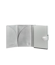 SAMSONITE ALU FIT Portfel z wysuwanym uchwytem na karty SREBRNY - Portfele męskie - 3