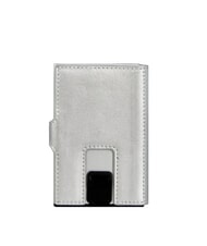 SAMSONITE ALU FIT Portfel z wysuwanym uchwytem na karty SREBRNY - Portfele męskie - 4