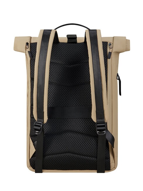 COATIFY BIZ Plecak zwijany na laptopa 15,6". piasek - Plecaki na laptopa do pracy