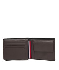 TOMMY HILFIGER TH CORP Portfel sk&oacute;rzany ziarna kawy - Portfele męskie - 2