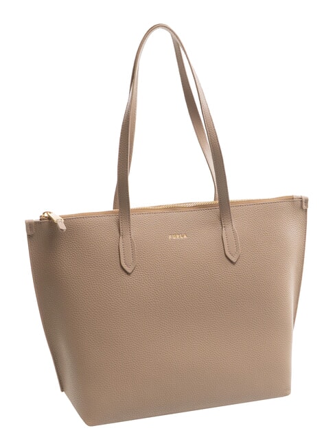 CLASSIC Sk&oacute;rzany shopper kolor ciemnoszary - Torby damskie