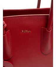 FURLA TESSA Torba sk&oacute;rzana z nadrukiem Andromedy lakier - Torby damskie - 4
