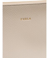 FURLA CLASSIC Sk&oacute;rzany shopper perła - Torby damskie - 4