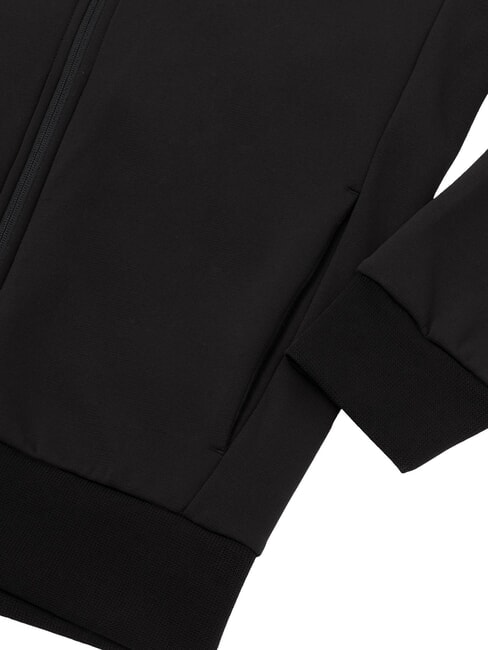 COMMUTER  Bluza z kapturem zapinana na zamek czarny - Bluzy męskie