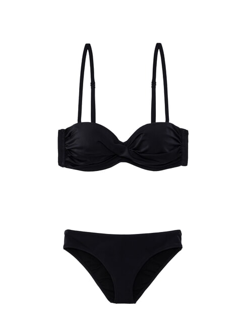 MADEIRA Dwuczęściowe bikini czarny - Stroje kąpielowe damskie