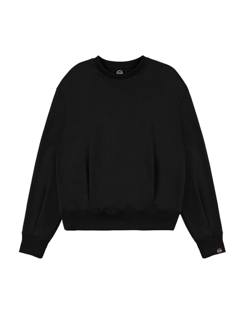 STUNNING Bluza z okrągłym dekoltem i zakładkami czarny - Bluzy damskie