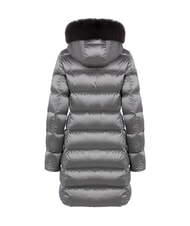 COLMAR DELUXE Długa kurtka puchowa z kapturem ciemna stal-ciemna stal - Kurtki puchowe damskie - 6