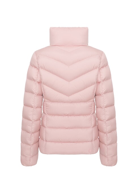 CAPTION Kurtka puchowa z wysokim kołnierzem koktajl mleczny - Kurtki puchowe damskie