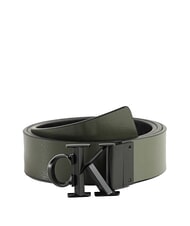 CALVIN KLEIN CK HARDWARE SEASONAL  Dwustronny pasek sk&oacute;rzany - Paski