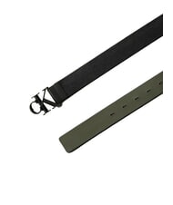 CALVIN KLEIN CK HARDWARE SEASONAL  Dwustronny pasek sk&oacute;rzany tymianek - Paski - 3