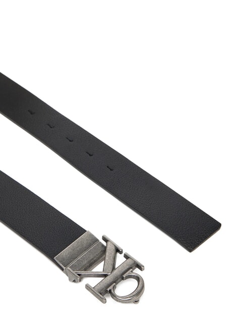 CK HARDWARE Pasek dwustronny czarna/dekadencka czekolada - Paski