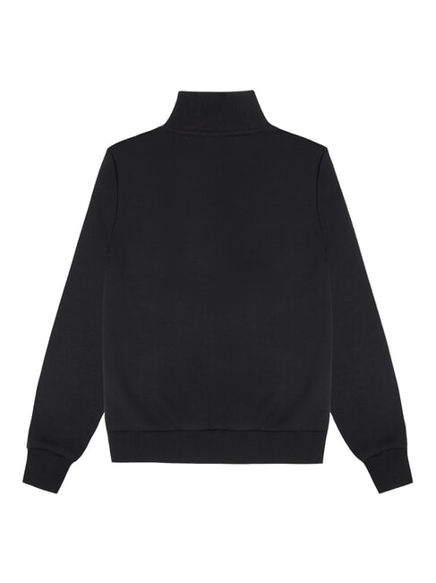 MODISH KIDS Bluza z wysokim kołnierzem i zamkiem błyskawicznym czarny - Bluzy dziecięce