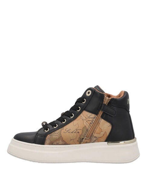 GEO Wysokie trampki czarny/gebei - Buty damskie
