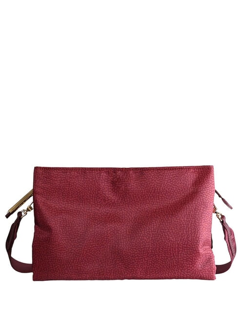 L'ECOLE NYLON Trzykomorowa torba na ramię merlot - Torby damskie
