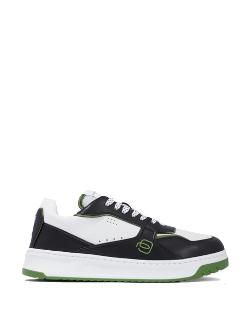URBAN  Adidasy czarno/biało/zielono - Buty męskie