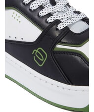 PIQUADRO URBAN  Adidasy czarno/biało/zielono - Buty męskie - 3