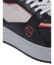 PIQUADRO URBAN  Adidasy czarny/szary/czerwony - Buty męskie - 3