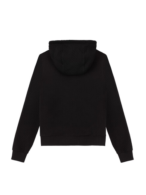 WRAP Bluza z kapturem zapinana na zamek czarny - Bluzy damskie
