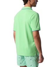 NORTH SAILS COLLAR STRIPED Koszulka polo bawełniana z kr&oacute;tkim rękawem letnia zieleń - Polo męskie - 2