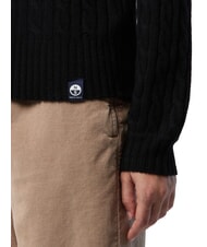 NORTH SAILS N/S Sweter z dekoltem w serek czarny - Koszulki damskie - 3