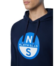 NORTH SAILS GRAPHIC Bluza z kapturem bawełniana granatowy - Bluzy męskie - 3