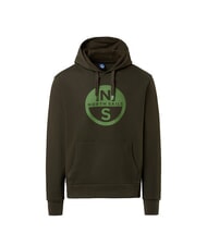 NORTH SAILS GRAPHIC Bluza z kapturem bawełniana leśna zieleń - Bluzy męskie - 4