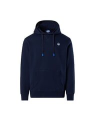 NORTH SAILS ROUND LOGO Bluza z kapturem bawełniana granatowy - Bluzy męskie - 4