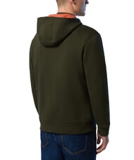 NORTH SAILS LOGO Bluza z kapturem zapinana na suwak leśna zieleń - Bluzy męskie - 2
