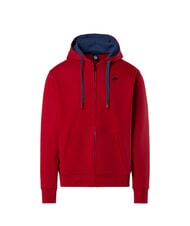 NORTH SAILS LOGO Bluza z kapturem zapinana na suwak czerwona lawa - Bluzy męskie - 4
