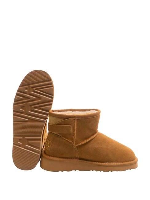 GEO PADDED Botki NATURALNY - Buty damskie