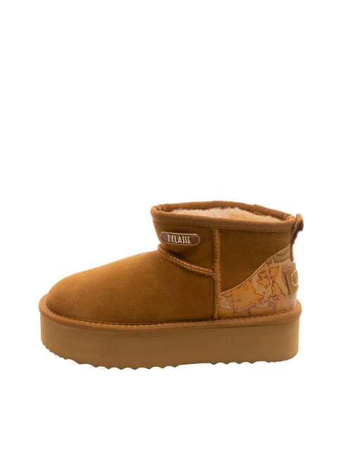 GEO PADDED HALF Botki NATURALNY - Buty damskie