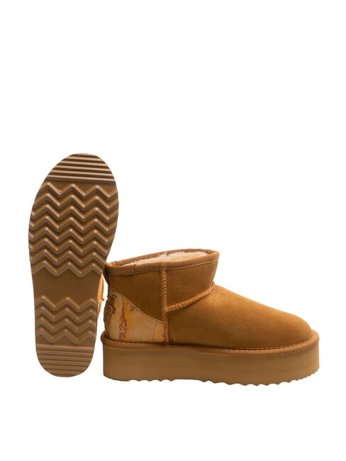 GEO PADDED HALF Botki NATURALNY - Buty damskie