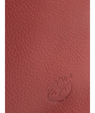 TIMBERLAND SMALL Mała sk&oacute;rzana kopert&oacute;wka z paskiem na nadgarstek czerwony - Torby damskie - 3