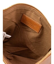 TIMBERLAND SMALL Mała sk&oacute;rzana kopert&oacute;wka z paskiem na nadgarstek koniak - Torby damskie - 5