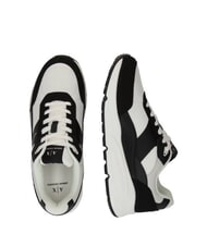 ARMANI EXCHANGE A|X Trampki z nadrukowanym logo z boku blah/och - Buty męskie - 4