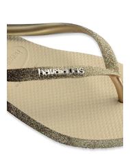 HAVAIANAS SLIM SPARKLE Klapki PIASEK/SZARY - Buty damskie - 4