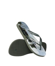 HAVAIANAS TOP SURFER Klapki oliwkowo-zielony - Buty męskie - 4