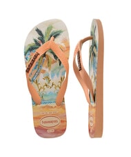 HAVAIANAS TOP TROPICALIA Klapki brzoskwinia - Buty damskie - 6