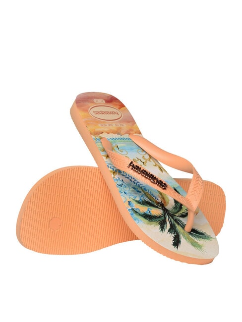 TOP TROPICALIA Klapki brzoskwinia - Buty damskie