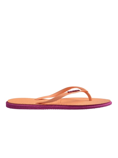 SLIM POINT Klapki guma r&oacute;żana - Buty damskie