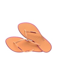HAVAIANAS SLIM POINT Klapki guma r&oacute;żana - Buty damskie - 3