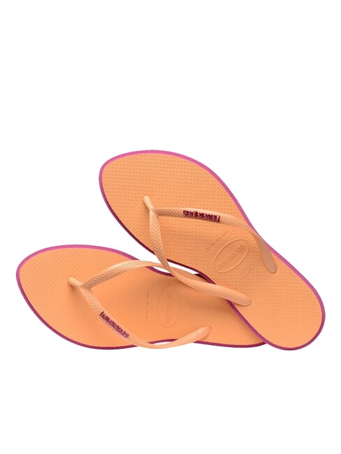 SLIM POINT Klapki guma r&oacute;żana - Buty damskie