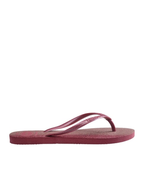 SLIM GLOSS Klapki amarant - Buty damskie