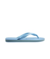 HAVAIANAS BRASIL LOGO Klapki  niebieski lawendowy/biały - Buty uniseks - 2