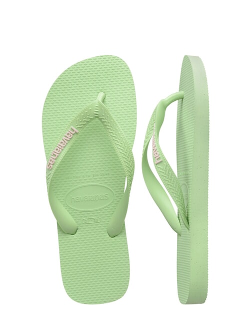 TOP PULL AND BEAR Klapki trawa cytrynowa - Buty uniseks