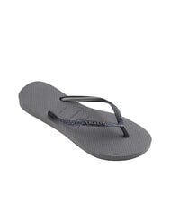 HAVAIANAS SLIM GLITTER II Klapki szary/grafitowy - Buty damskie - 3