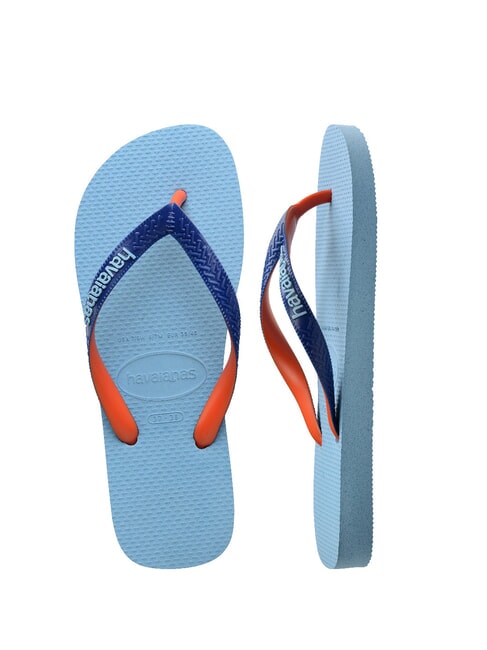 TOP MIX Klapki lawendowy niebieski - Buty uniseks