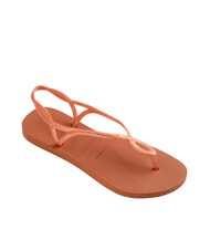 HAVAIANAS LUNA klasyczne klapki zamknięty pomarańczowy - Buty damskie - 3