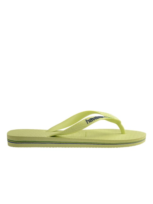 BRASIL LOGO Klapki  zielona matcha - Buty uniseks